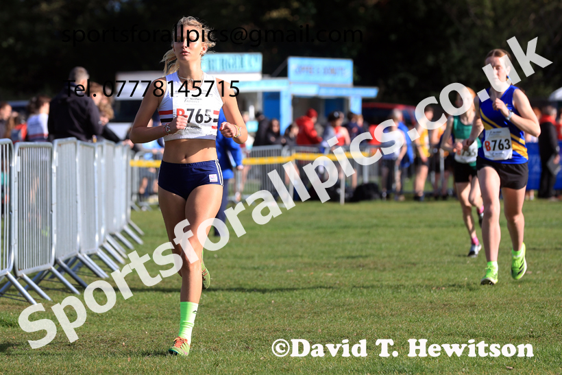 Womens Under-18s 2026 Northern Cross Country Relays, Graves Park, Sheffield. Photo: David T. Hewitson/Sports for All Pics